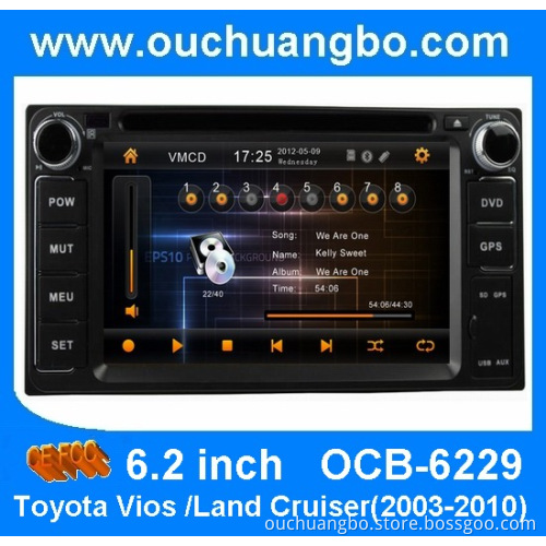Ouchuangbo HD 1080P Car DVD GPS 3G/Wifi Radio Player For Toyota Vios /Land Cruiser(2003-2010)